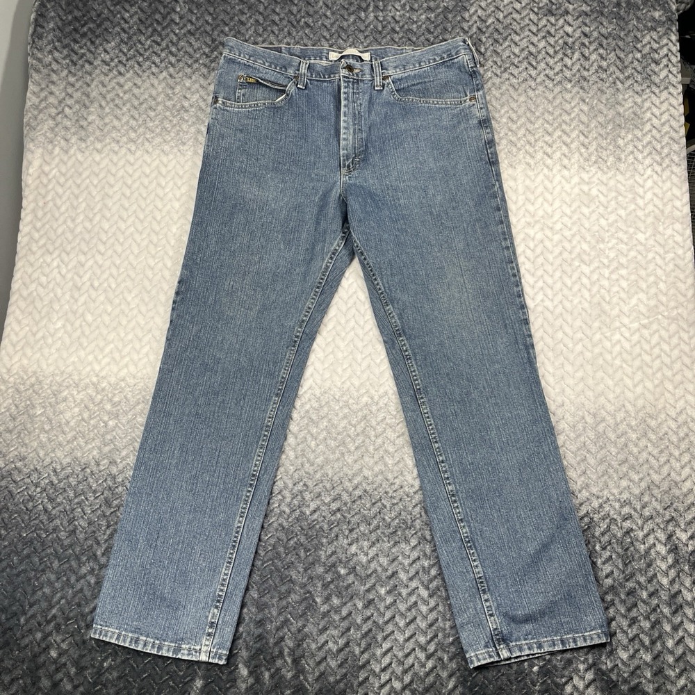 Vintage Y2K Lee Regular Fit Jeans Men's 38x32 Mexico Made 100% Cotton